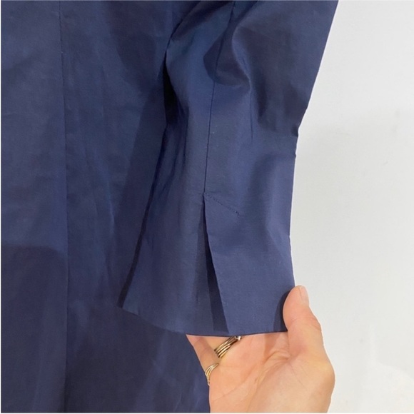 Eileen Fisher high collar flare hem jacket NWT - Picture 7 of 13